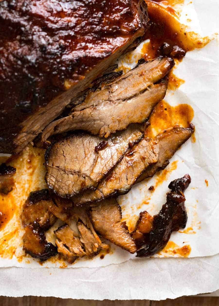 The Easiest Slow-Cooked Beef Brisket: Sweet, Spicy & Tender